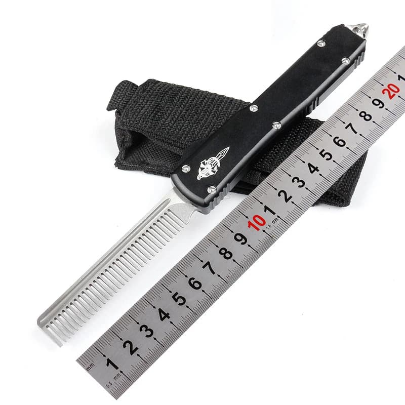 Pettine UT multiplo, tecnologie telescopiche automatiche EDC da campeggio all'aperto, pettine portatile per strumento di sopravvivenza per rompere le finestre