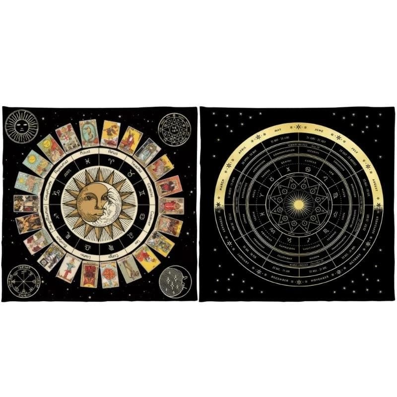 Mat game metafisico Pendulum Divinations Pad della carta da tavolo da tavolo da tavolo