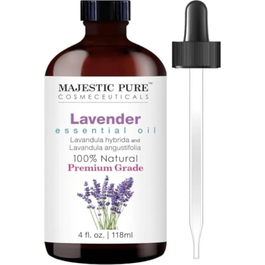 Olio Essenziale Puro Majestic con Contagocce in Vetro - Puro e Naturale - Oli Essenziali per Diffusori, Aromaterapia, Produzione di Saponi e Candele