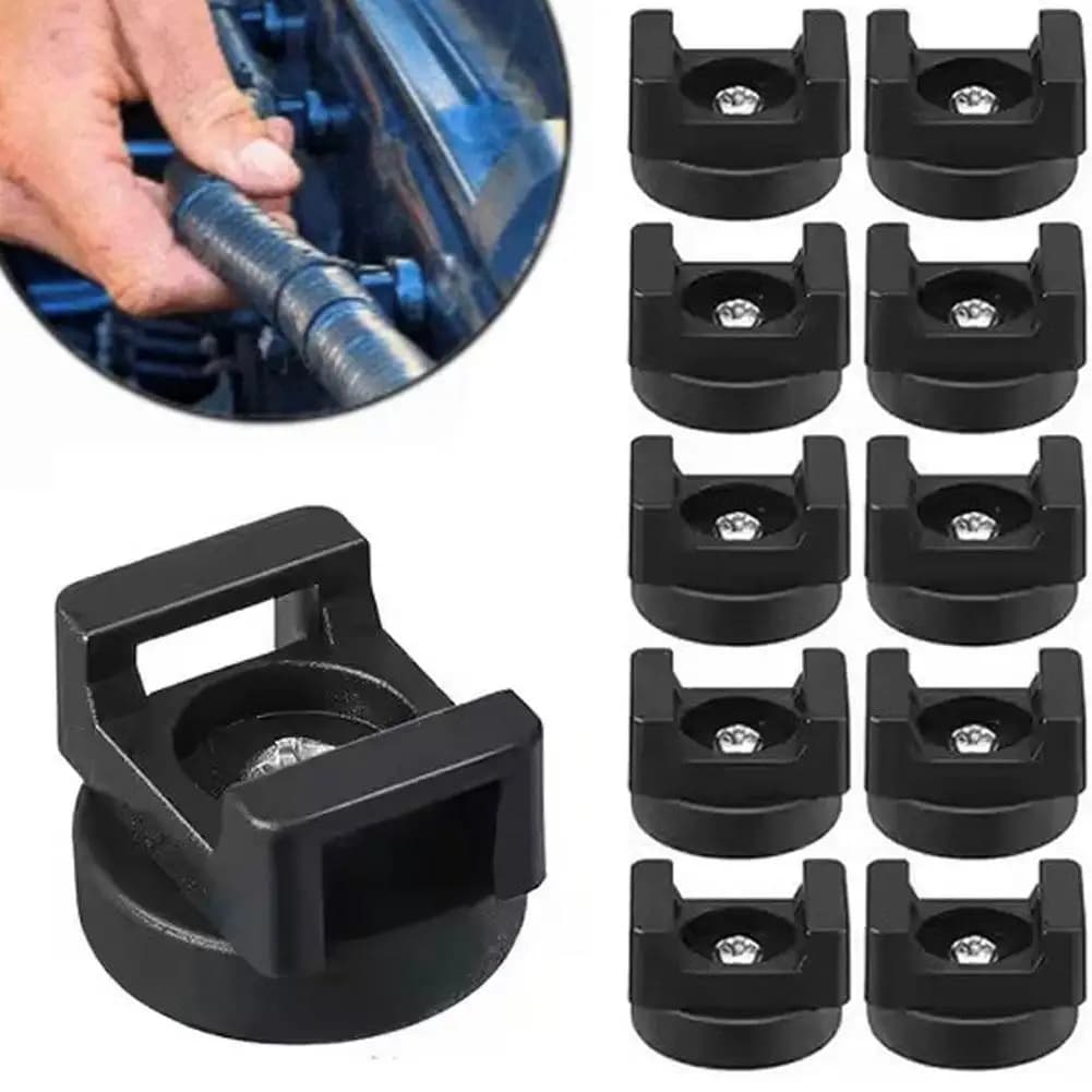 Clip magnetiche rivestite in gomma Montaggio cavi Supporto per fascette con cerniera Supporto multiuso Fascette magnetiche Basi per la gestione dei cavi Resistente