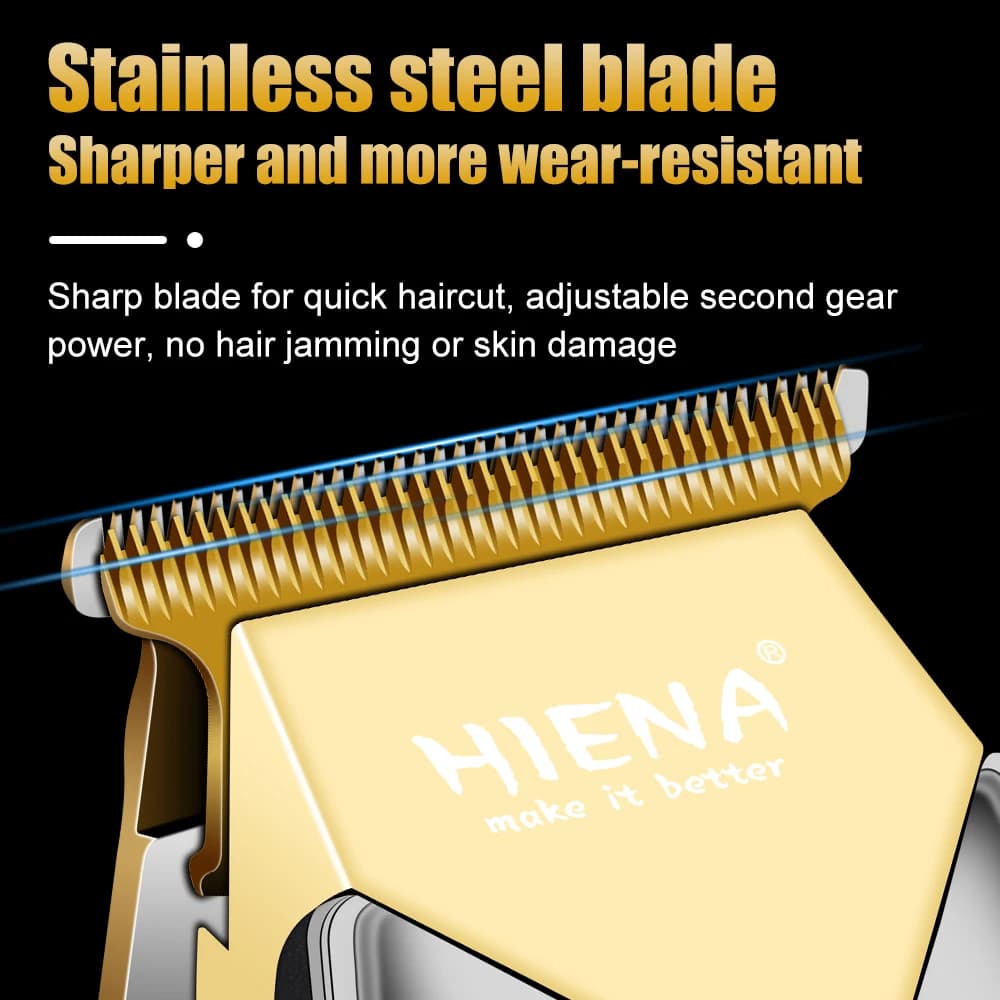 Professional Hair Clipper Rechargeable Electric Trimmer For Men Beard Kids Barber Cutting Machine Haircut LED Screen Waterproof