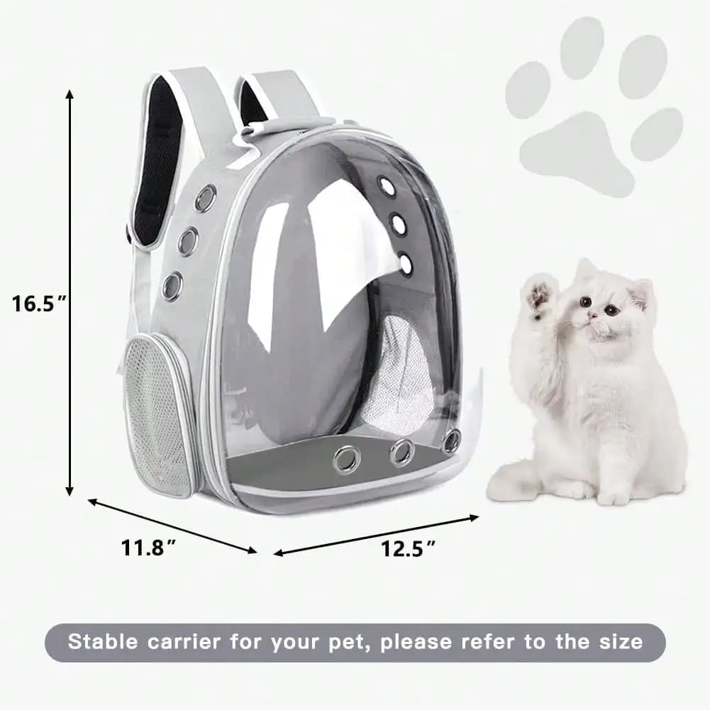 Cat Backpack, Pet Bubble Backpack, Pet Capsule Backpack, Small Space Pet Travel Bag, Waterproof And Breathable Pet Harness Appro