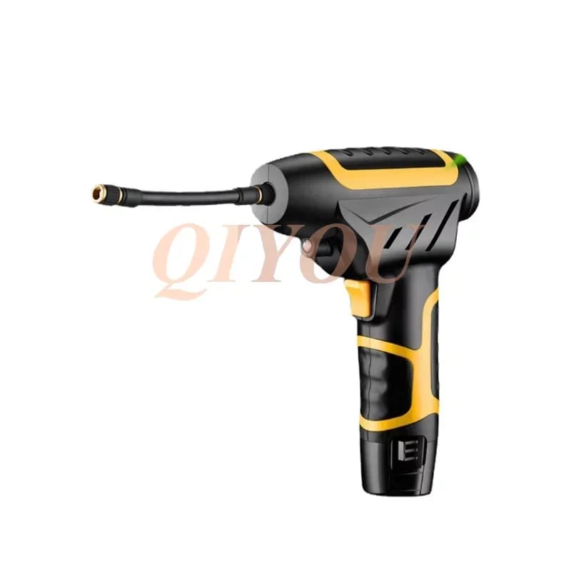 Aggiorna la pompa di gonfiaggio wireless 12V per il compressore d'aria portatile per auto Pompa di aria elettrica portatile Pompa per pneumatici per biciclette per moto