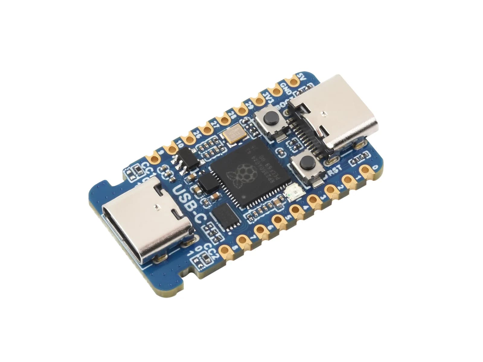 Scheda di Sviluppo Microcontrollore RP2350-USB-C Basata su Raspberry Pi RP2350A, Dual-Core e Dual-Architecture