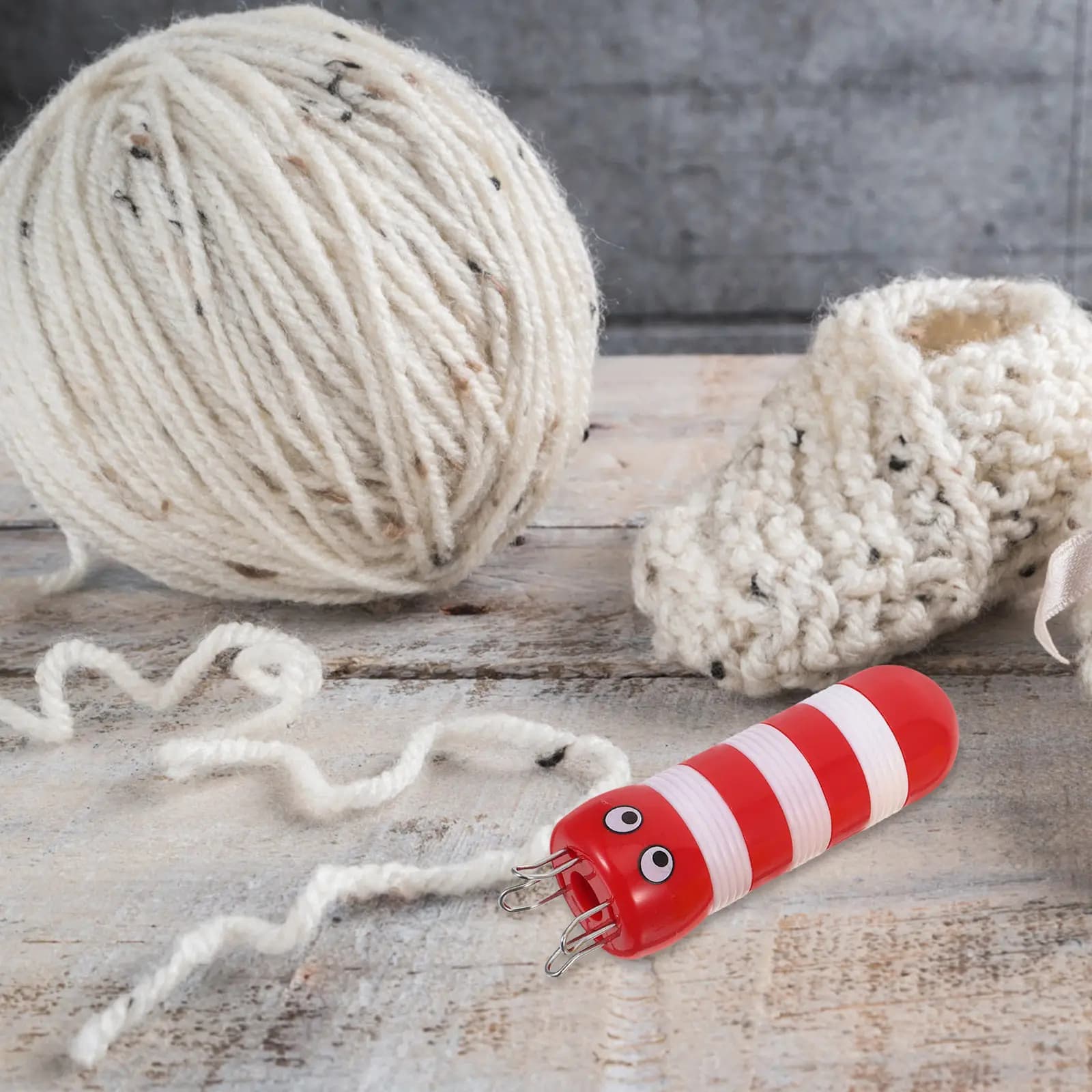 Set di 3 Attrezzi per Maglieria a Forma di Ape, Macchina Manuale in Plastica per Tessitura, per Bambini, per Creare Fili e Cordoncini, Tubi e Sciarpe, per Principianti