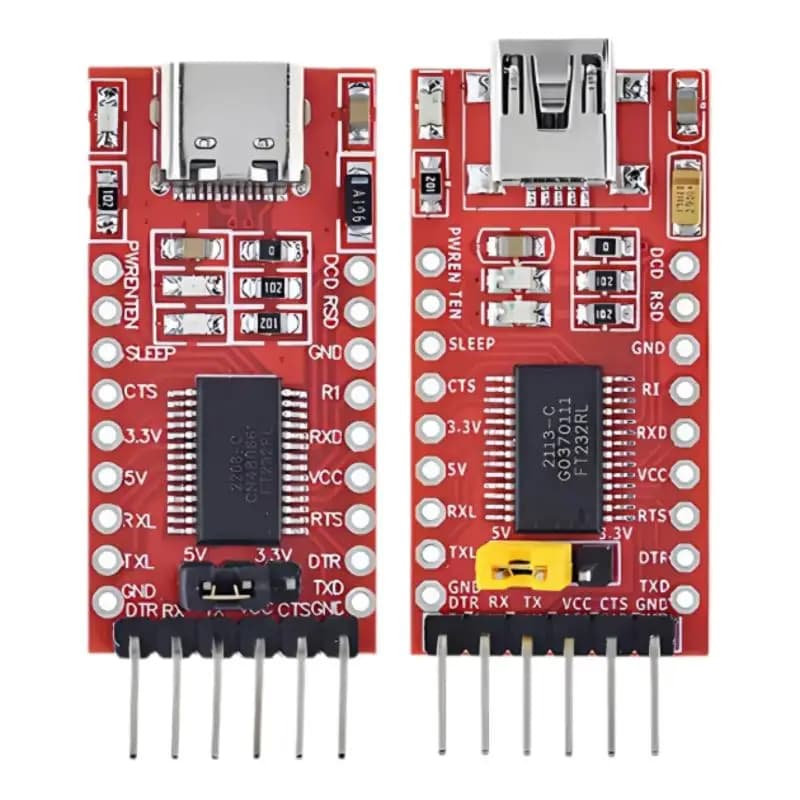 Adattatore Seriale USB a TTL Mini / Type-C FT232RL FT232 FTDI USB 3.3V 5.5V per Arduino FT232 Pro Mini Port