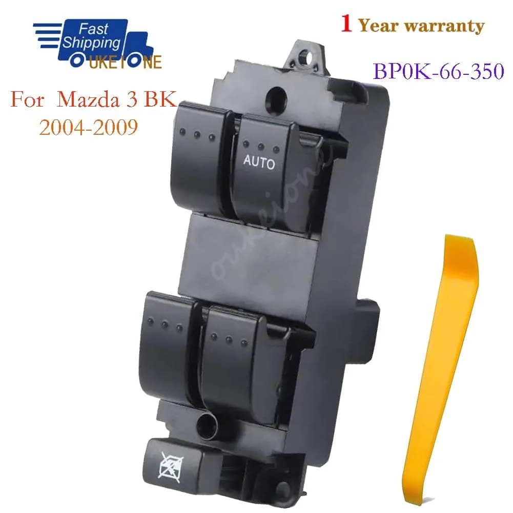 BP0K-66-350 Per Mazda 3 BK 2004 2005 2006 2007 2008 2009 Anteriore Destro Master Driver Lato Finestra Porta Interruttore di Alimentazione Accessori Auto