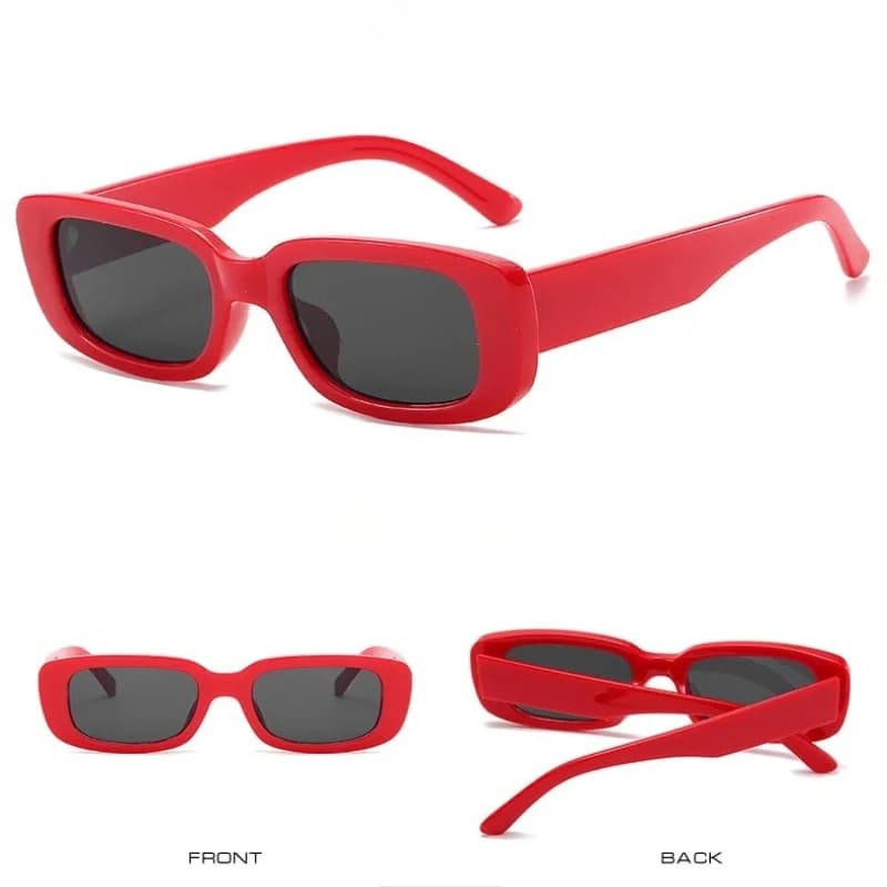 Small Square Sunglasses Women Plastic Frame Gradient Sunglasses Female Trendy Brand Designer Eyeglasses UV400