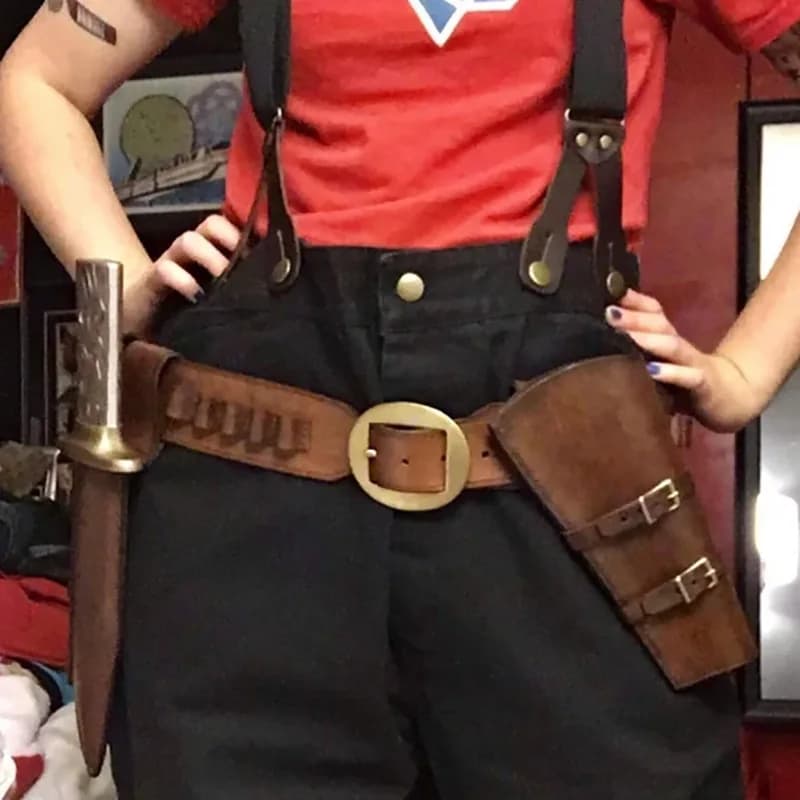 Costume da cosplay di Arthur Morgan, set di cinture western per Halloween