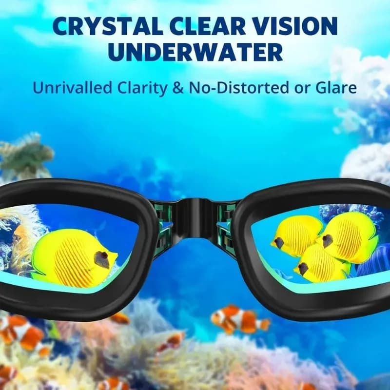 Professional Swimming Goggles Men Women Anti Fog UV Protecion Waterproof Swimming Glasses Swim Eyewear with Nose Clip Earplugs