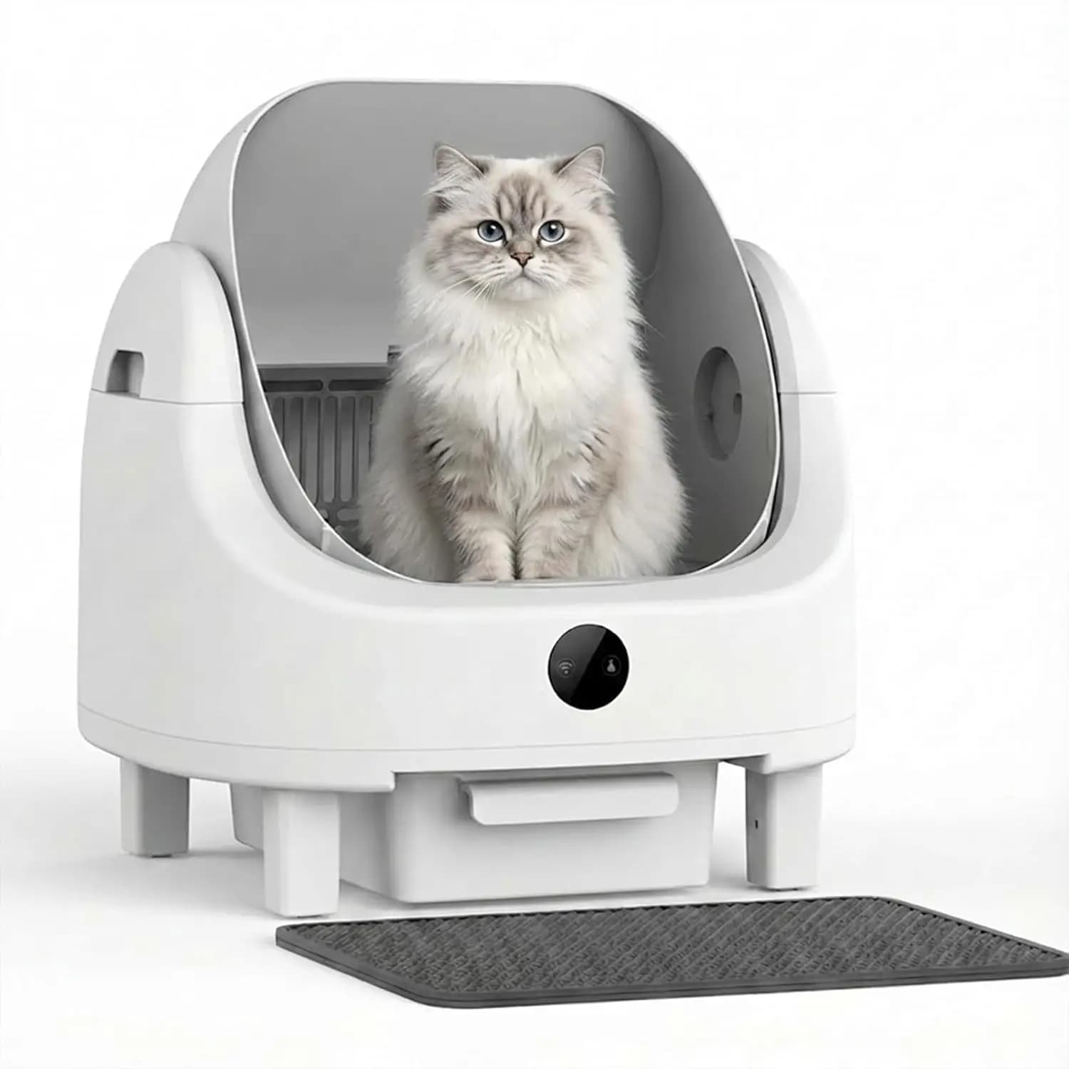 Lettiera Automatica Autopulente per Gatti Multipli, Senza Odori e Senza Bisogno di Pulizia, Controllo Preciso, Ampio Spazio, Personalizzabile