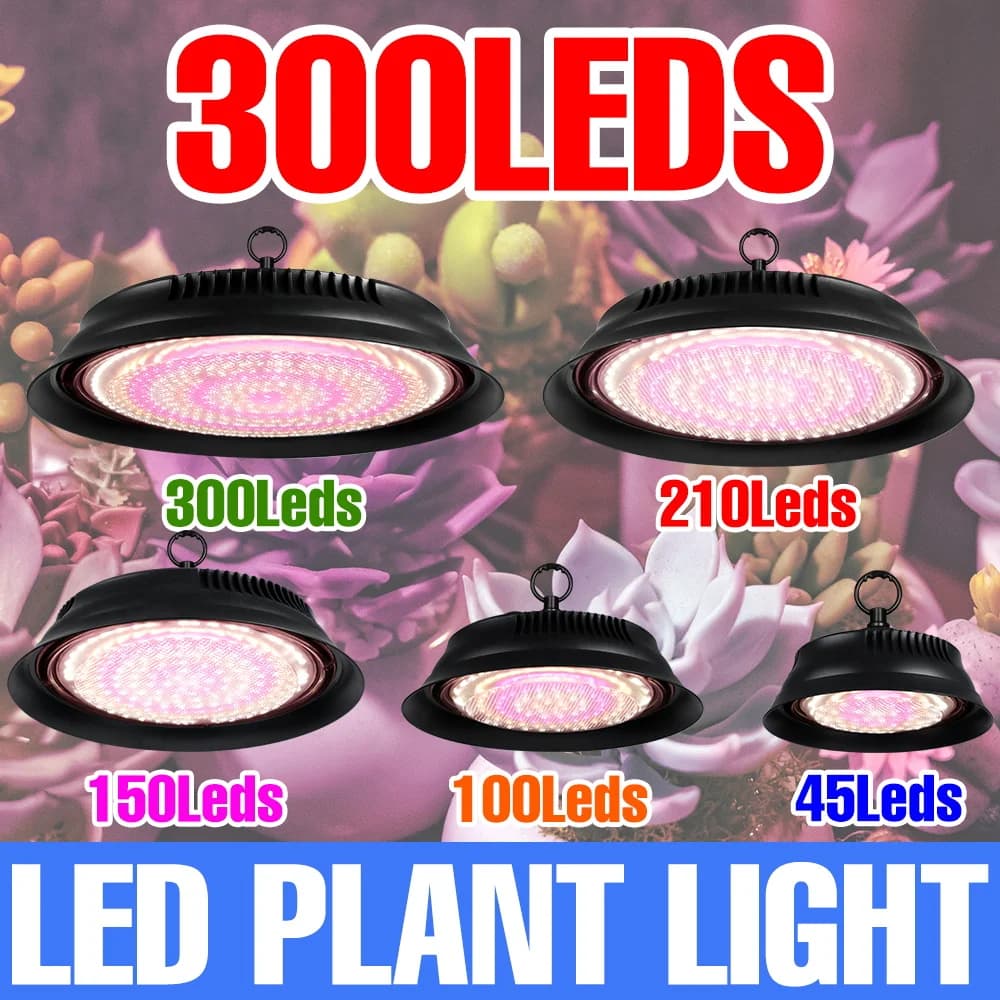 250W LED Plant Grow Light Full Spectrum Fill Lamp Greenhouse Tent Flower Fruit Vegetables Hydroponics Seeds Cultivation Lighting