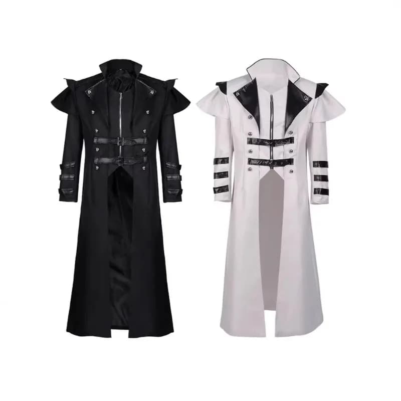 Costume Cosplay Gellroos Warden, Gioco di Ruolo, Cappotto in Pelle da Comandante Tattico, Stile Cattivo, Costume di Halloween, Attrezzatura Tattica