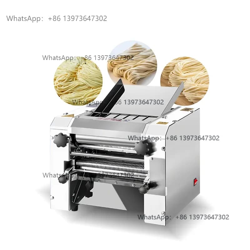 Commercial Electric Dough Press Machine Automatic Pasta Pizza for Pastry Restaurant Use New Condition Mold Included