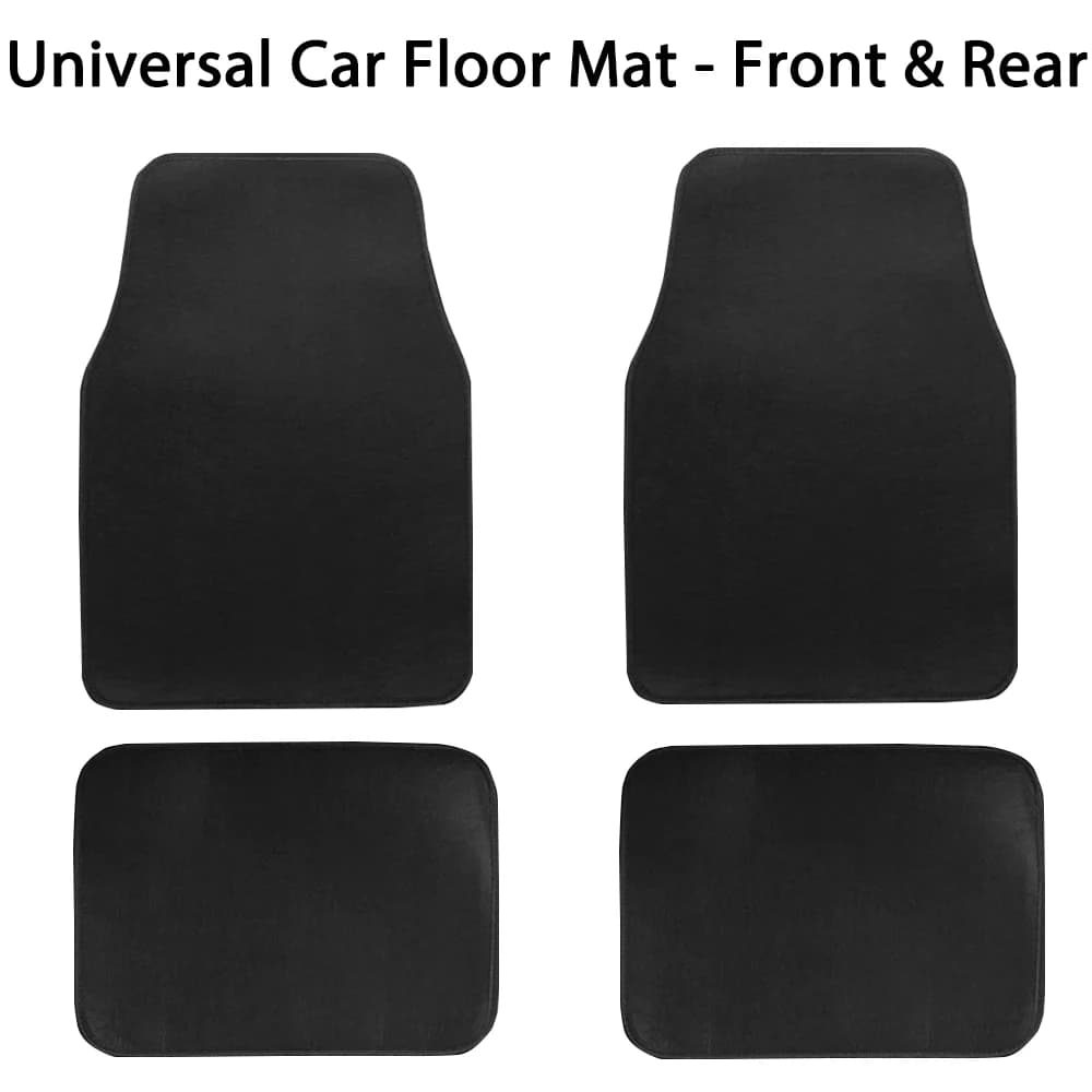 Tappeto antiscivolo Tappetino per auto Tappetino per tappeti automobilistici anteriori e posteriori Tappetini per pavimenti resistenti allo sporco e all'usura Assorbe i piedi dell'acqua universali