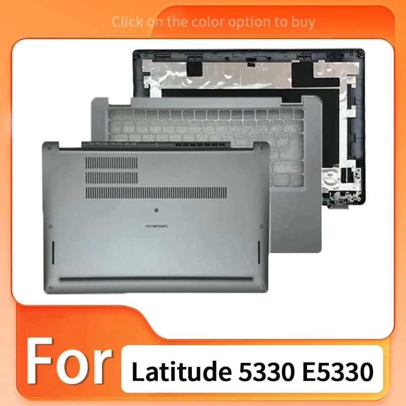 Silver New Replace Cover Latitude 5330 E5330 LCD Screen Back Cover 05MRF 005MRF Palmrest Upper Top Case Bottom Cover