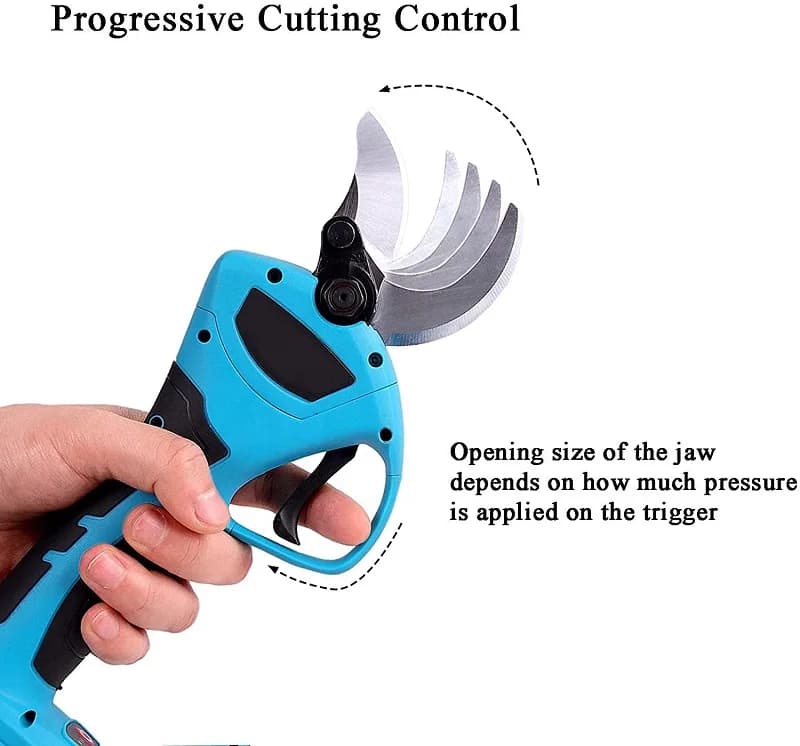 40mm Cordless Progressive Powered Scissors Pruning Professional Electric Pruner Vineyard Pruning Shears Electric