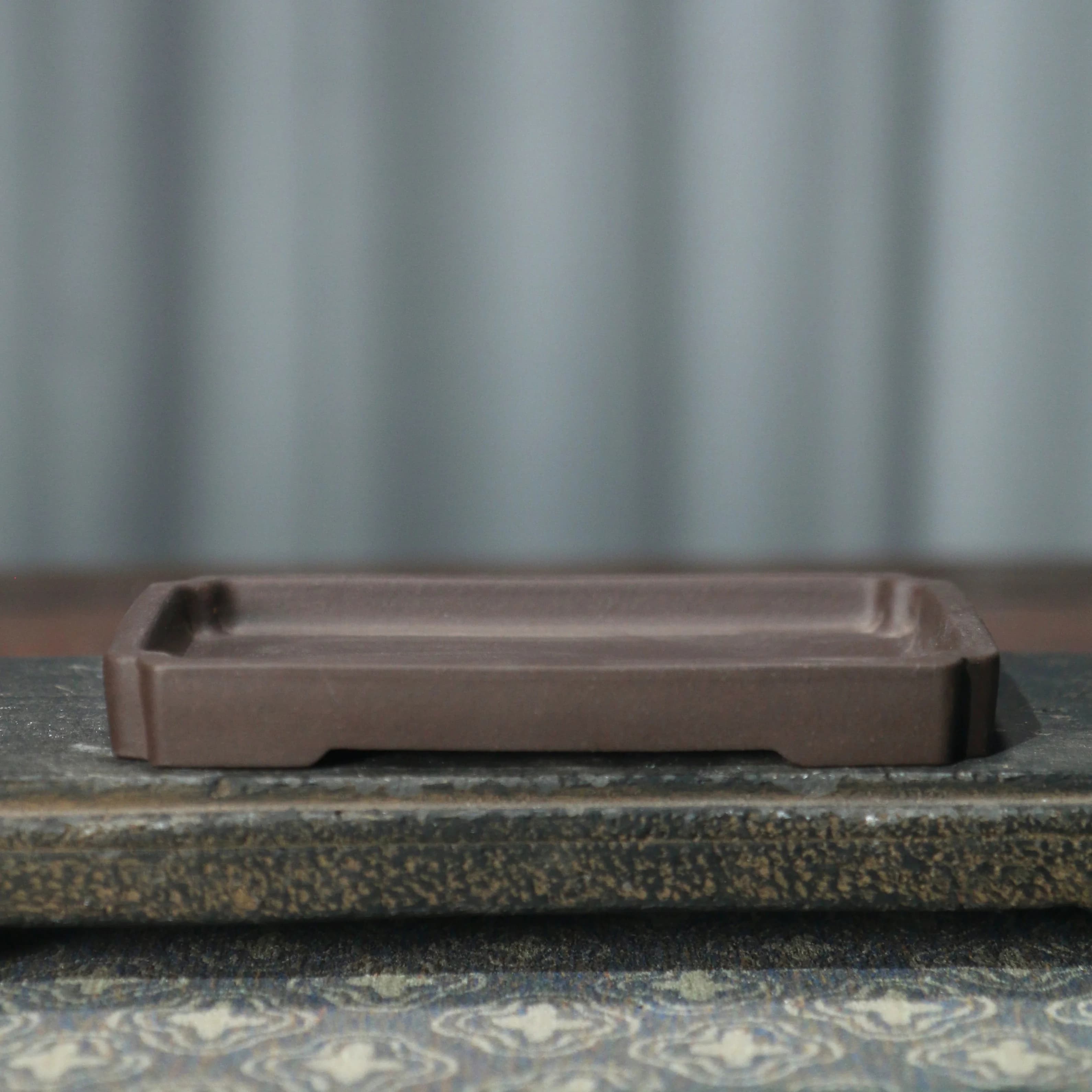 Purple Ceramic Tray for Small Plants, Pot tray, Table Vase, Home Decoration, Garden Decoration