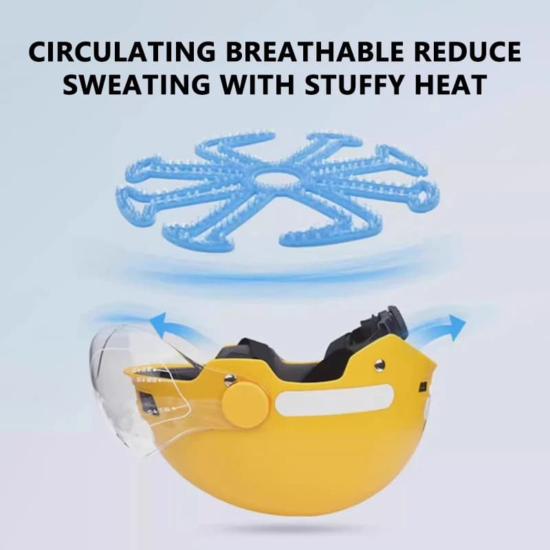 Imbottitura Interna Traspirante per Casco da Moto, Assorbente e Ventilata, Senza Pressione sui Capelli, Lavabile