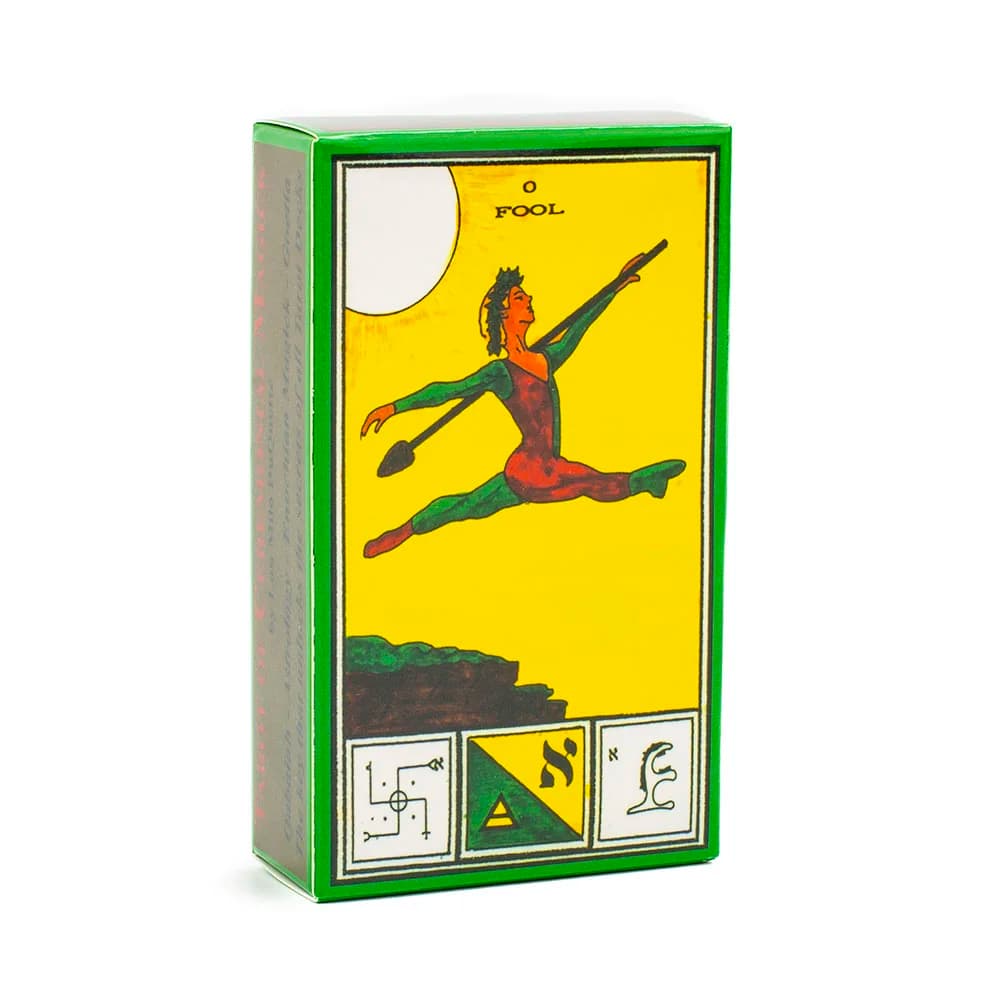 Mazzo di tarocchi da 80 pezzi Carte di magia cerimoniale Una sintesi pittorica Tre grandi pilastri di terza edizione Gioco da tavolo da 10,6 * 6,3 cm