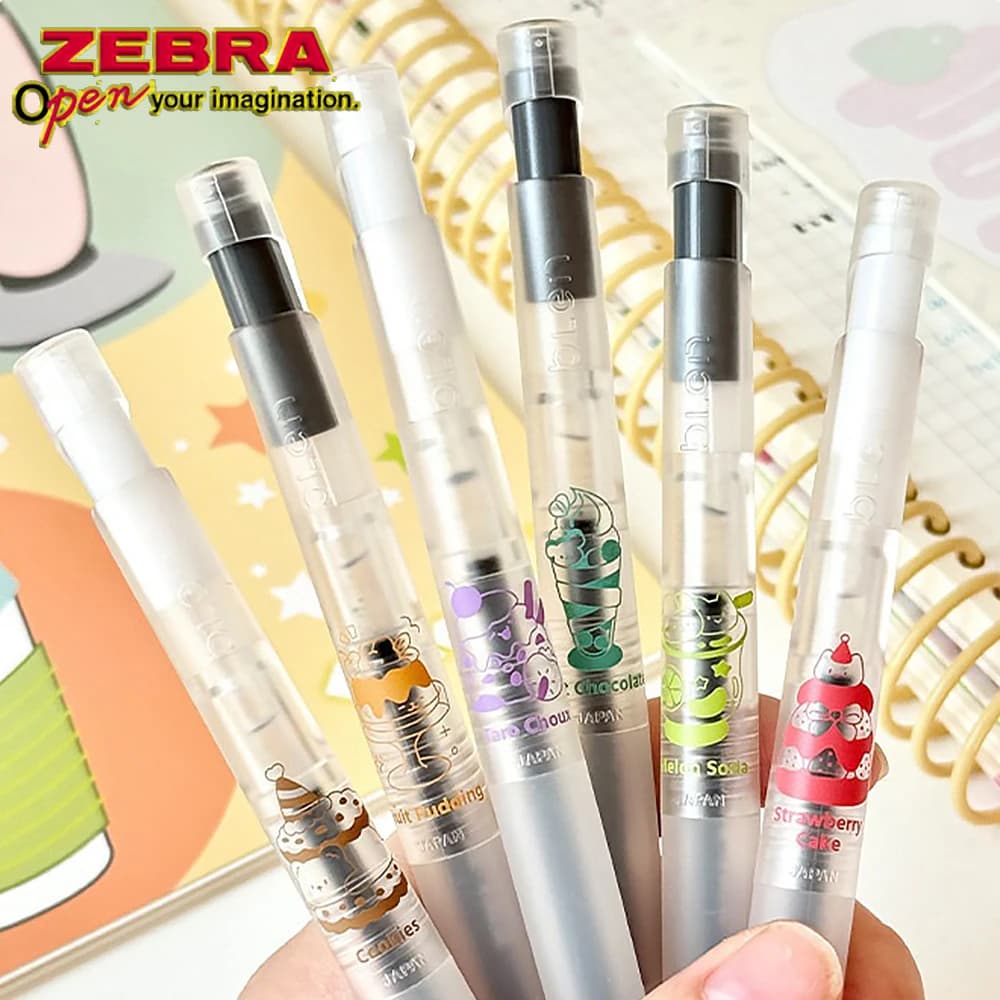 New Japan ZEBRA JJZ66 Gel Pen BLEN Rollball Pens Afternoon Tea Limited Edition 0.5mm Back To School Cute Stationery Art Supplies