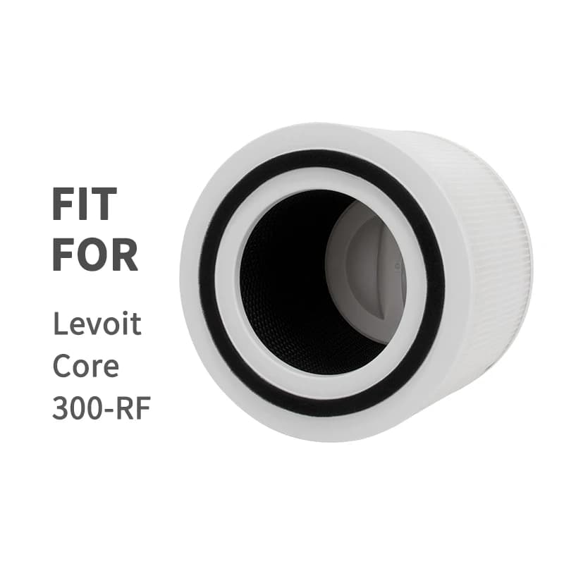 Sostituzione del filtro del cilindro dei filtri del purificatore d'aria per Levoit Core 300-RF H13 HEPA e prefiltro ad alta efficienza a carbone attivo