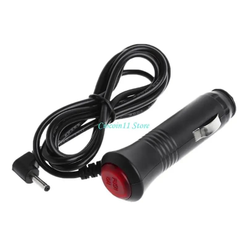 Y1UB Adattatore per auto Caricabatterie Accendisigari Cavo alimentazione Cavo per fotocamera GPS 12V 3,5 mm