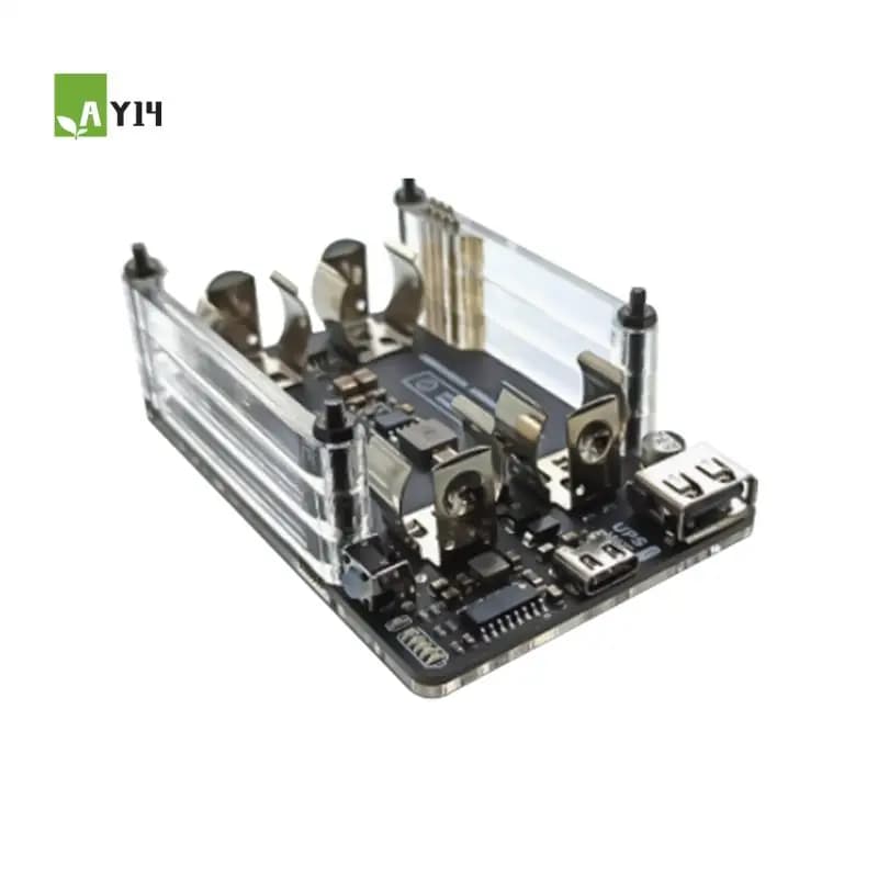 AY14 -Nuova scheda UPS Power HAT UPS 18650 Lite con rilevamento dell'elettricità della batteria per Raspberry Pi 4B 3B+ 3B
