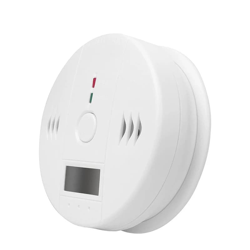 Rilevatore di perdite di gas tossici wireless domestico Allarme sonoro antincendio Allarme monossido di carbonio Rilevatore di fumo Rilevatore di co Allarme display LCD