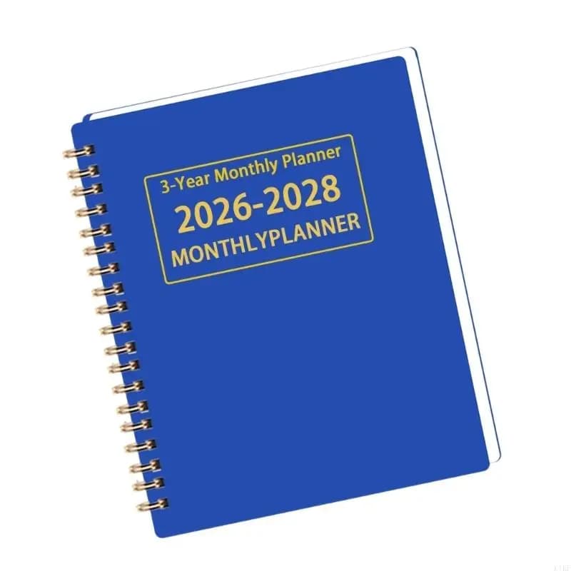 Agenda mensile 2026-2028 Agenda accademica con rilegatura a doppia spirale per pianificazione giornaliera 36 mesi dal 01.2026