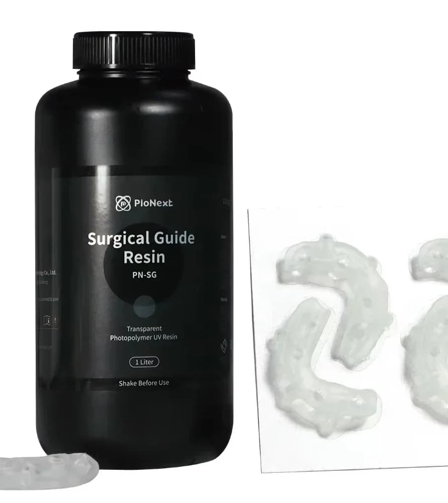 LD 1000g High Precision High Flexural Strength Transparent Surgical Guide Resin for 3D Printer（Transparent ）A1/A2