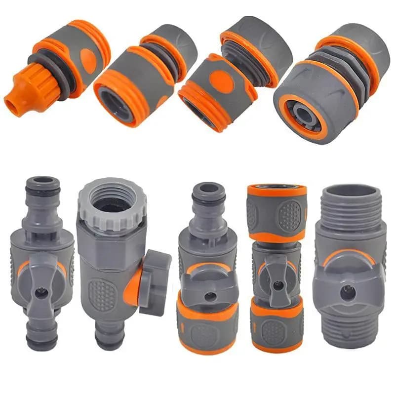 1/3 PCS Garden Hose Quick Connector Stopwater Connector Garden Tap Water Coupler Watering Pipe Fitting