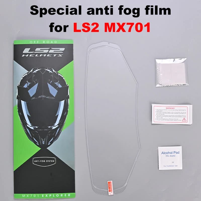 For LS2 MX701 Speical Anti Fog Sticker for EXPLORER Rally Helmet Shield Motocross Off-road Moto Casco Accessories