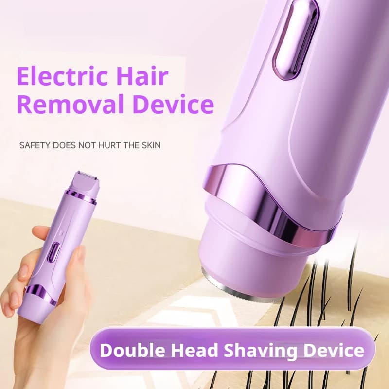 Electric Shaver for Women Bikini Trimmer Facial Mustache Hair Removal Razor Ladies Face Underarm Legs Electric Painless Epilator