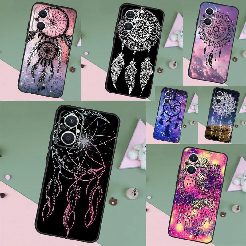The Dream Catcher Mandala Case For OPPO Reno 15F 13F 14F 12 11 F 10 14 15 Pro 7 8 Lite OPPO Find X9 X8 X6 X5 Pro Cover
