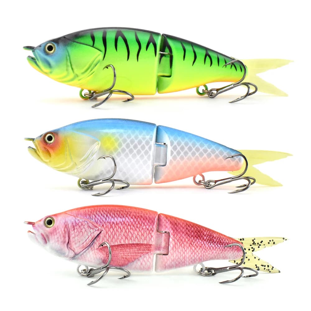 Bait Glide ABS 6' Two-Section Shad Swimbait Strong Body Saltwater Fishing Lures Glide Bait