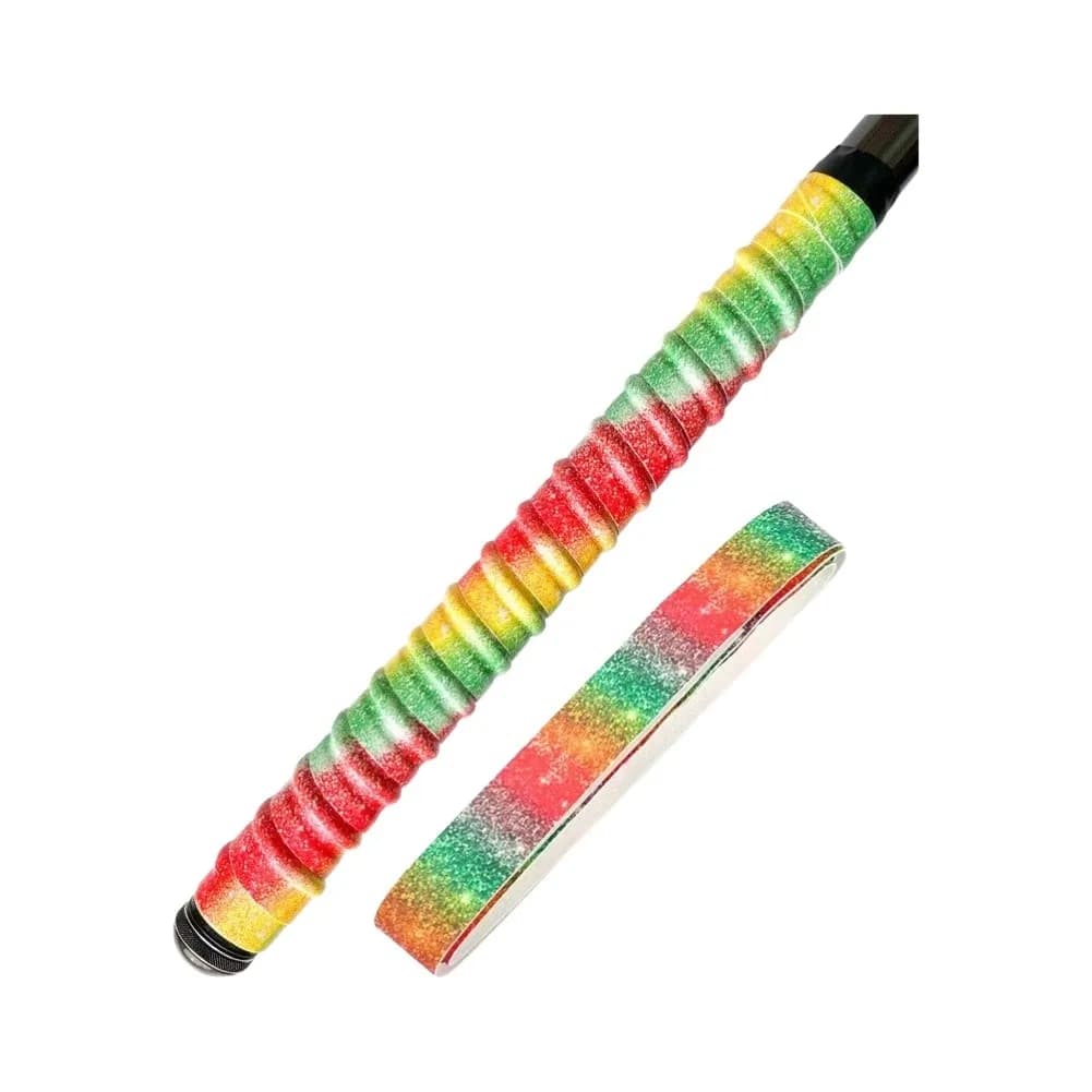 EVA Ribbed Grip Tape for Fishing Rods Badminton Rackets Tennis Racquets and Exercise Equipment 2 Pack 1.5m Each