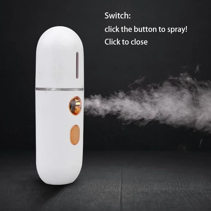 Mini portable humidifier Nano Mister Fume device Beauty spray Moisturizing device Cold spray equipment Rechargeable
