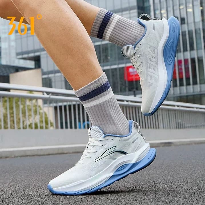 361 Degrees Fierce 5.0 Scarpe da corsa da uomo in mesh traspirante, ammortizzanti, comode, resistenti all'usura, sneaker da uomo 672522218