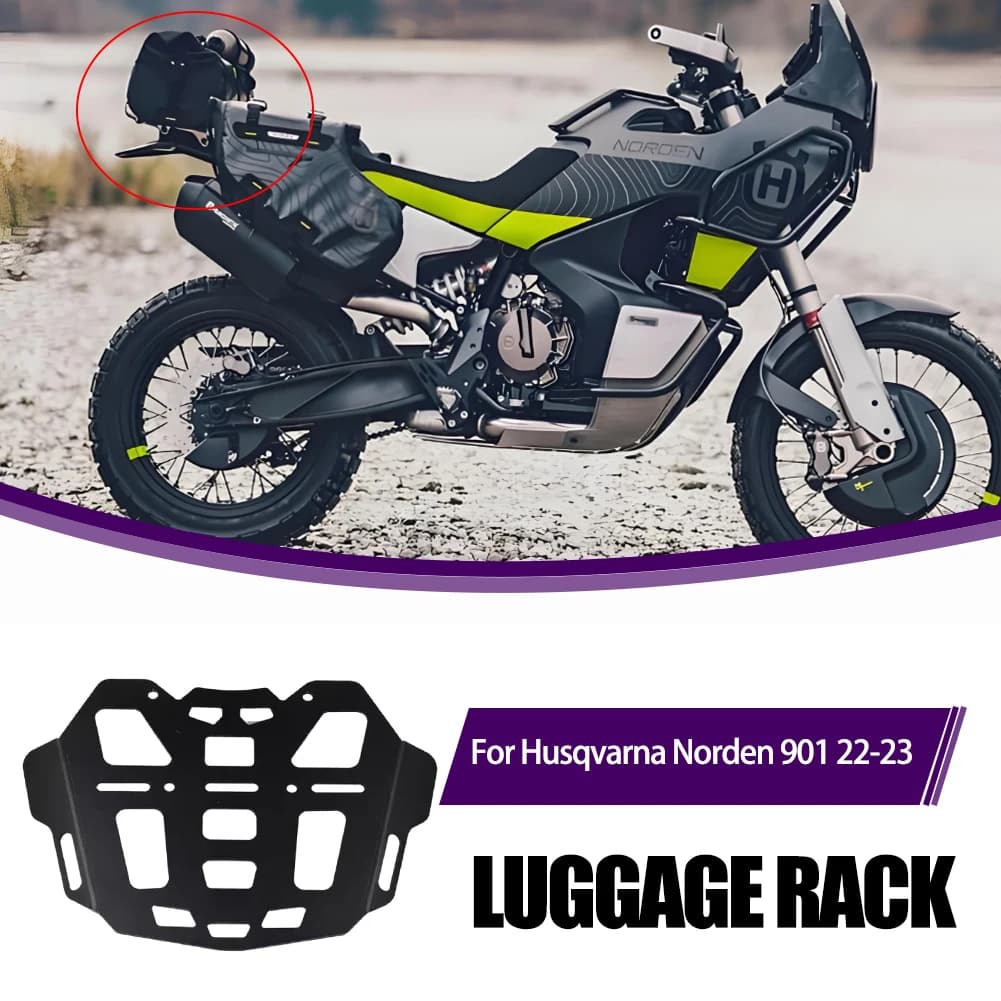 Portapacchi posteriore per moto Portapacchi per Husqvarna Norden901 2022 NORDEN901 norden 901 Accessori