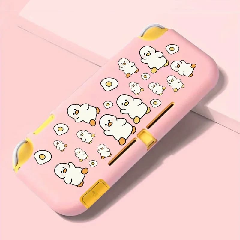 Simpatico per Nintendo Switch Lite Custodia morbida in TPU Controller Switch Lite Accessori per host di gioco Custodia protettiva anticaduta rosa