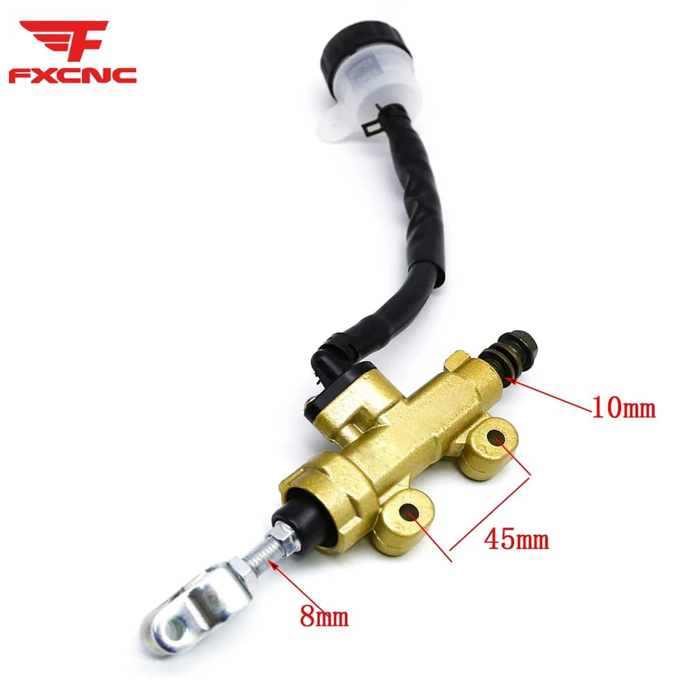 Universale 14mm ATV Go Cart Pit bike Motorcross moto freno posteriore pompa cilindro principale per Honda Yamaha Ducati Suzuki Aprilia