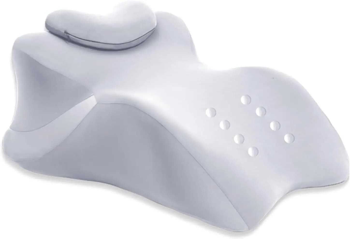 Cuscino ergonomico a cuneo in memory foam - 27 ° Cuscino di Supporto per Posizioni Pronate Durante il Sonno, Cuscino Multifunzionale per il Riposo del Collo