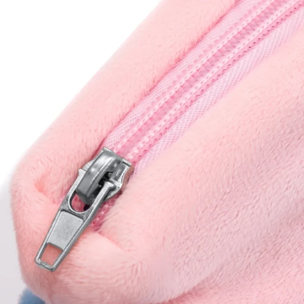 Borsa Trasportino Ventilata per Criceti, Calda con Chiusura a Cerniera, Trasportino Portatile per Animali Domestici, Comoda Borsa Morbida da Viaggio per Piccoli Animali