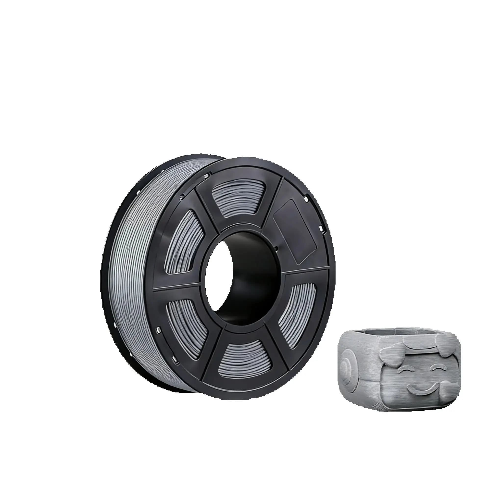 Flexible TPU 95A, Soft Filament for 3D Printer, Grey TPU Filament for 3D Printing 250g, 1.75mm TPU Filament