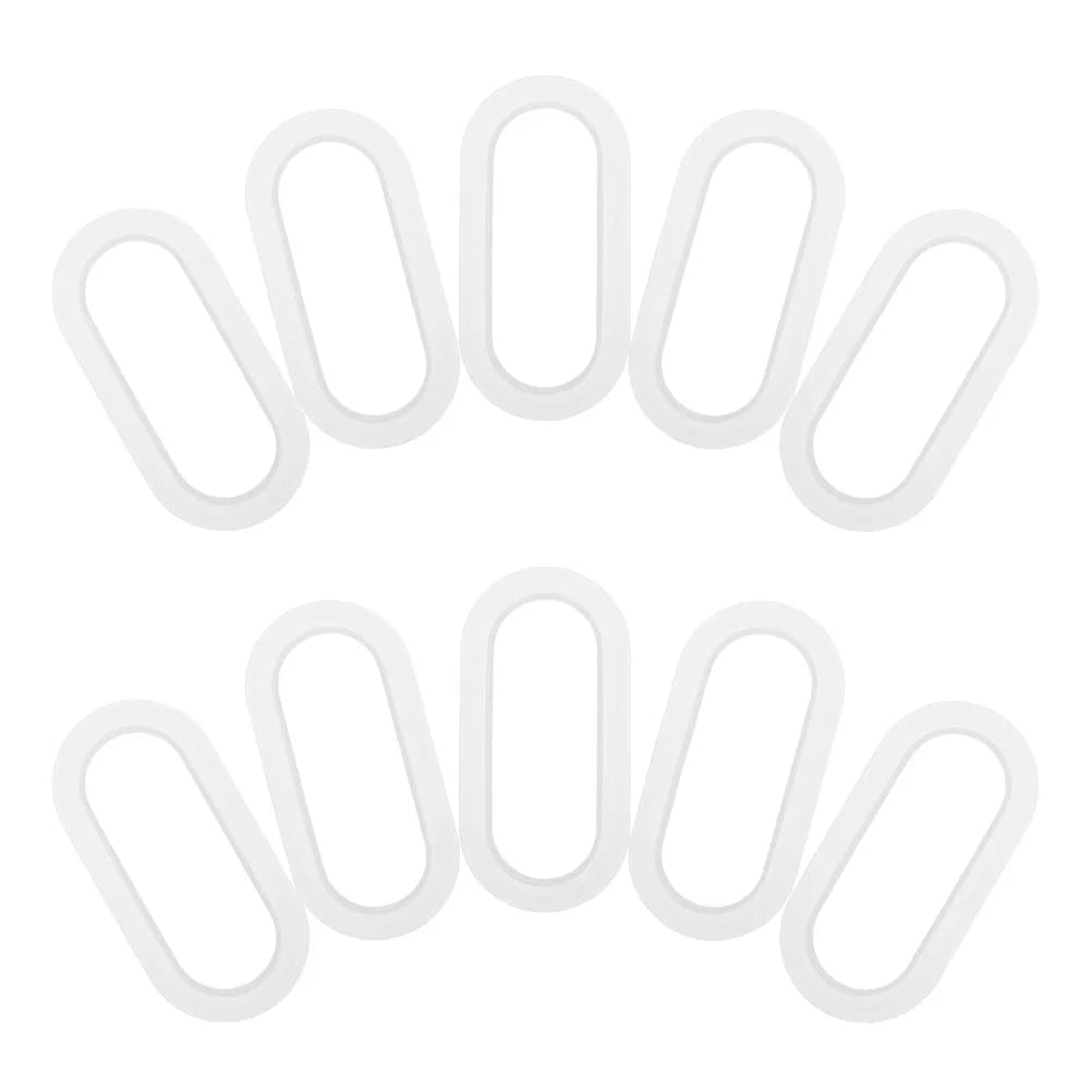 10 Pezzi Maniglie in Plastica per Scatole, Trasparenti, Sicure per Traslochi, Cinghie di Trasporto per Organizzatori di Piccole e Medie Dimensioni