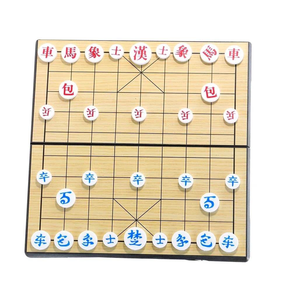 Set di Scacchi Coreano Portatile e Pieghevole, Gioco da Tavolo Educativo per Famiglia, Feste, Campeggio, Viaggi, Intrattenimento, Regalo per Bambini e Adulti, Decorazione