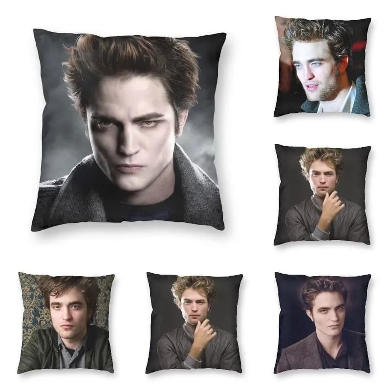 The Twilight Saga Robert Pattinson Print cushion lining Edward Cullen pillow pillowcase for car cushion Cool pillowcase home decoration