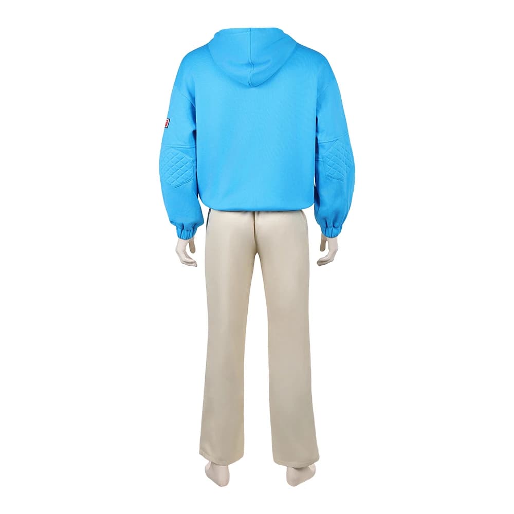 Costume Cosplay Maschile di Shin Asakura e Sakamoto, Felpa con Cappuccio e Pantaloni, Abbigliamento per Feste di Halloween e Carnevale