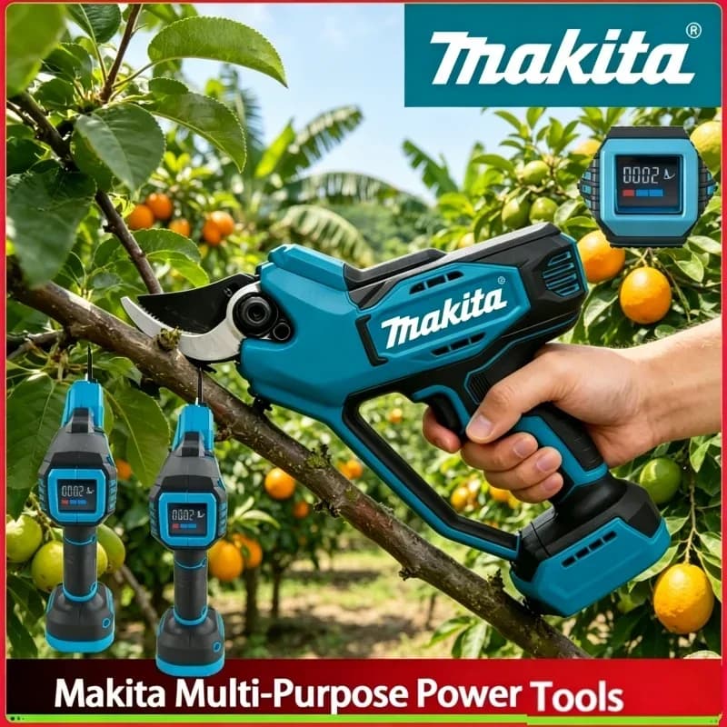 Makita Branch Pruner Scissors Pruning Shears Cordless Brushless Electric High-power Cutter Power Tool For Makita Battery